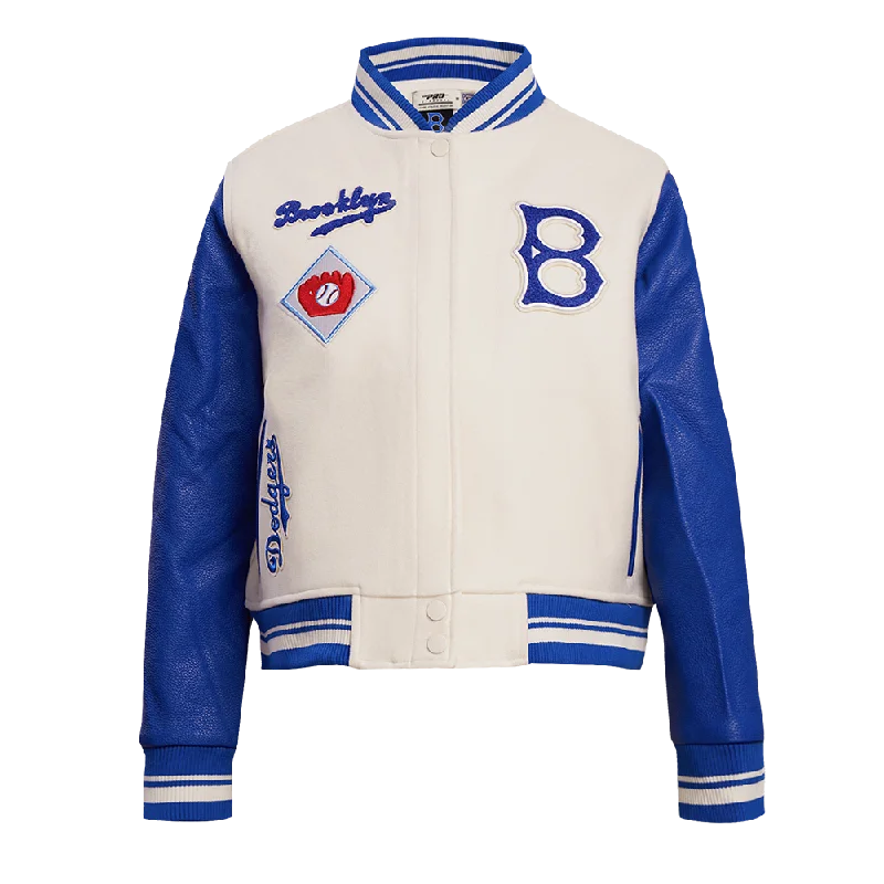 CHAMARRA UNIVERSITARIA MLB BROOKLYN DODGERS RETRO CLASSICS PARA MUJER