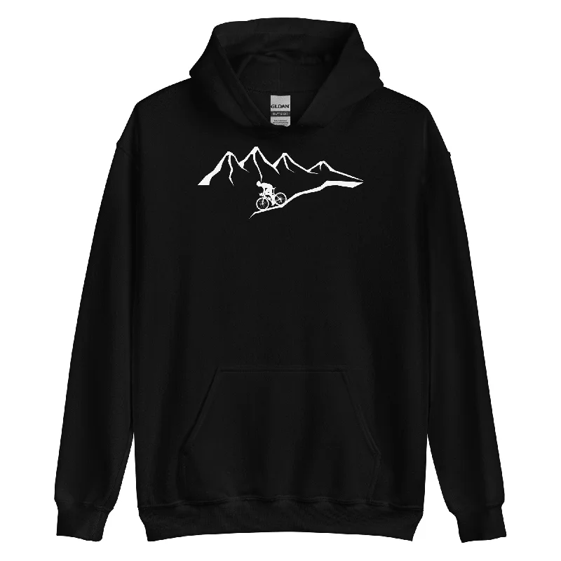 Berge - Radfahren - (14) - Unisex Hoodie