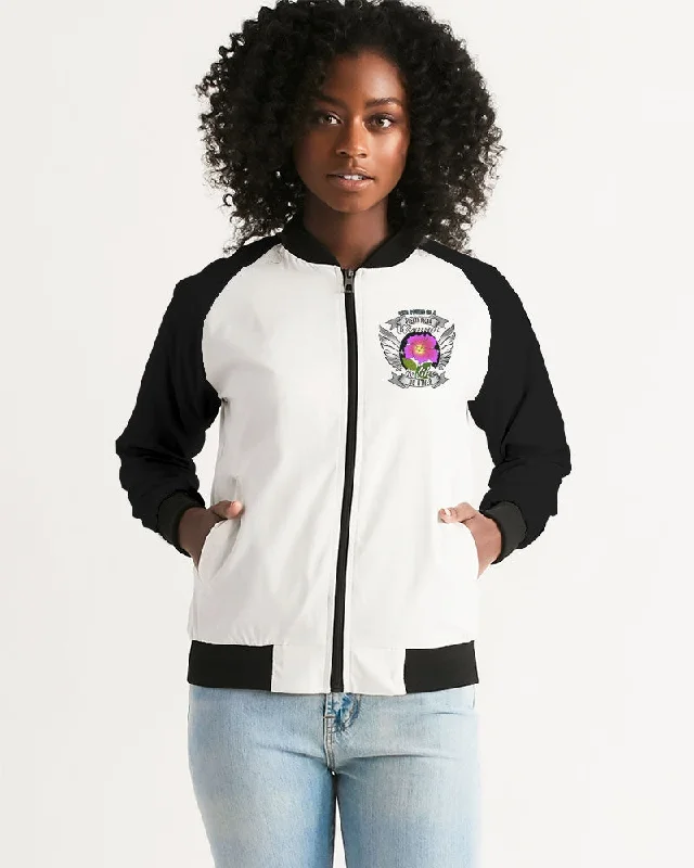 Power Of Puerto Rican Woman Bomber Jacket Women's Bomber Jacket