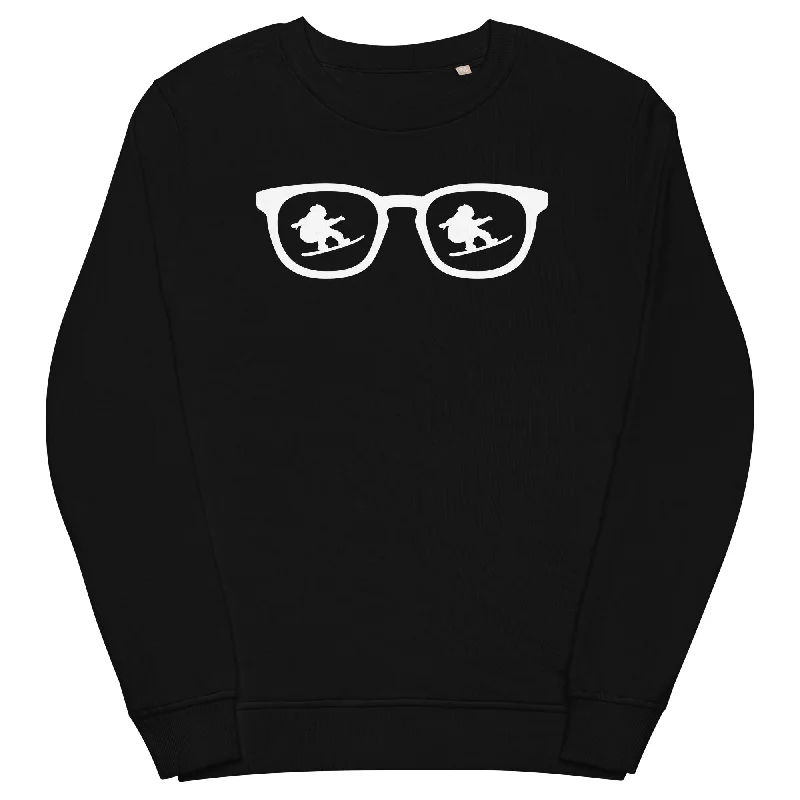 Sonnenbrille und Snowboarding - Unisex Premium Organic Sweatshirt