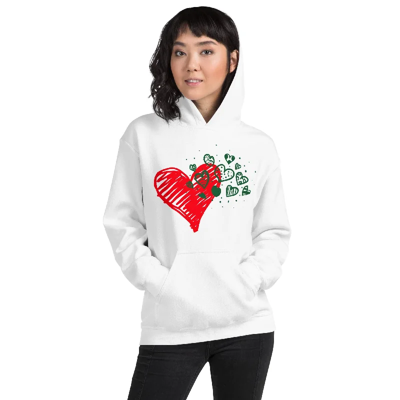 Sweetheart Hearts Unisex Heavy Blend Hooded Sweatshirt