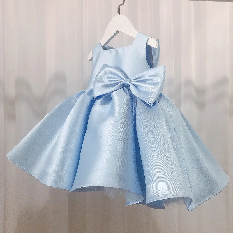 Elegant Baby Girl  Beauty Pageant Dress Toddler Birthday Princess Dress