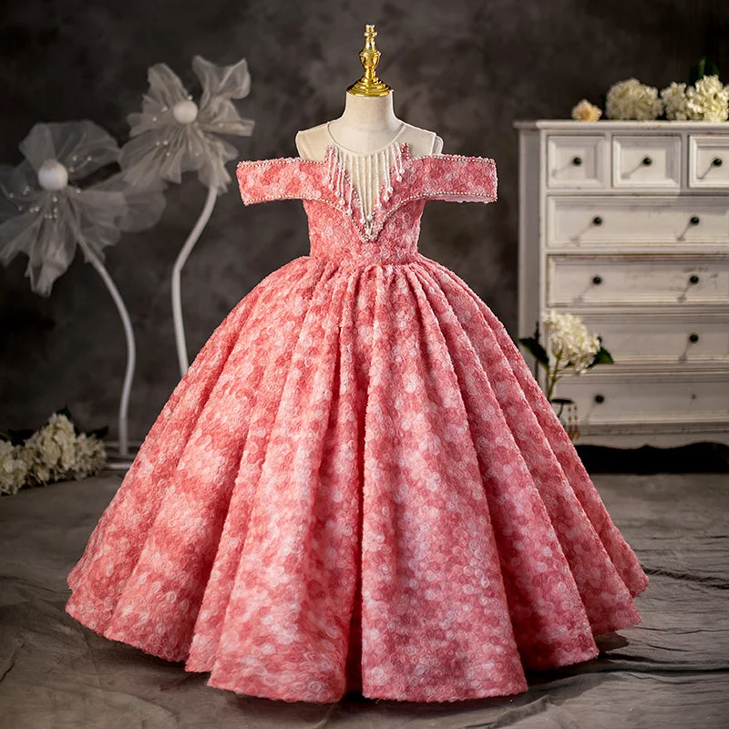 Girls Princess Dress Birthday Party Dress