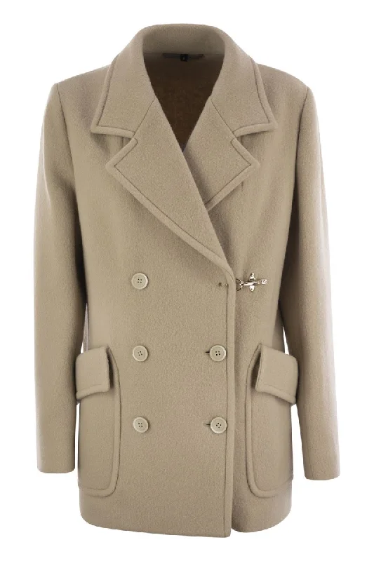 Wool and Cashmere Peacoat