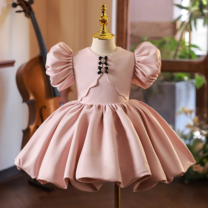 Baby Girl Puff Sleeve Birthday Princess Dress Party Dress