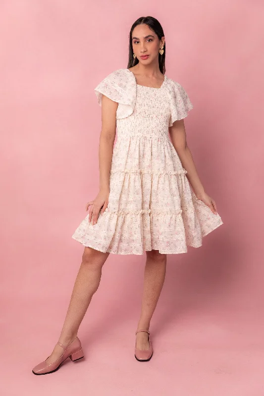 Madison Dress in Eyelet Floral - FINAL SALE