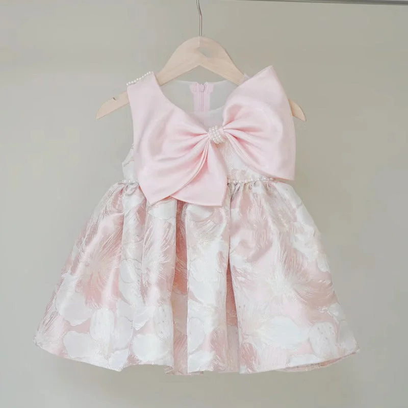 Cute Baby Girl Embroidery Dress Toddler Birthday Princess Dress