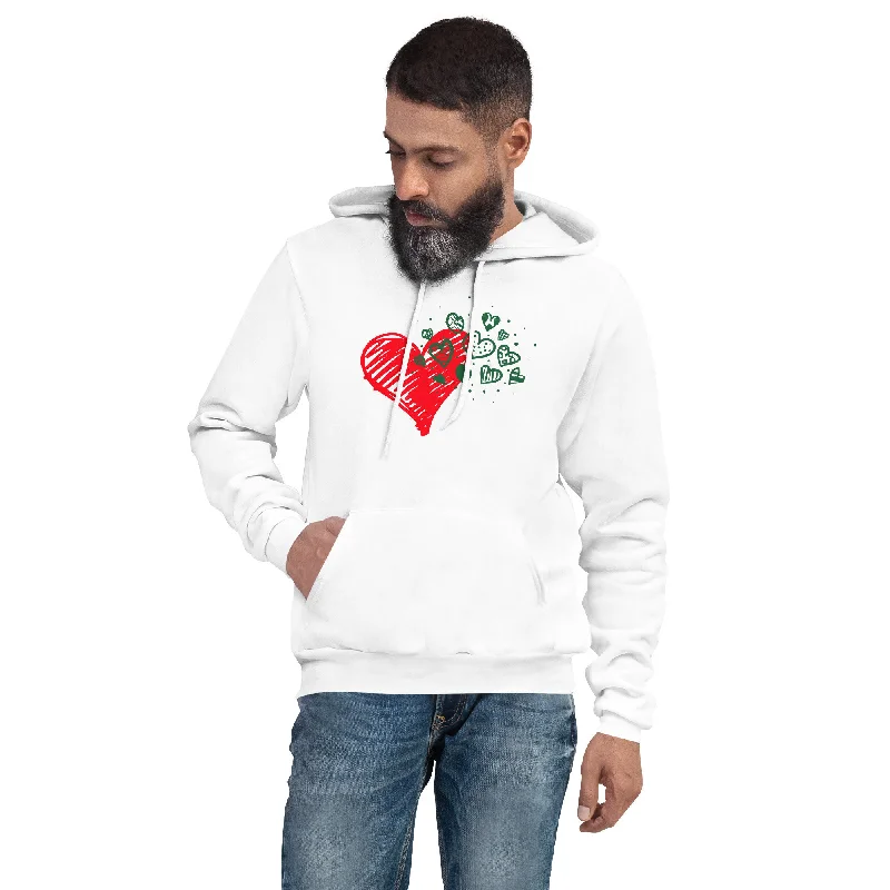 Sweetheart Hearts Unisex Pullover Hoodie