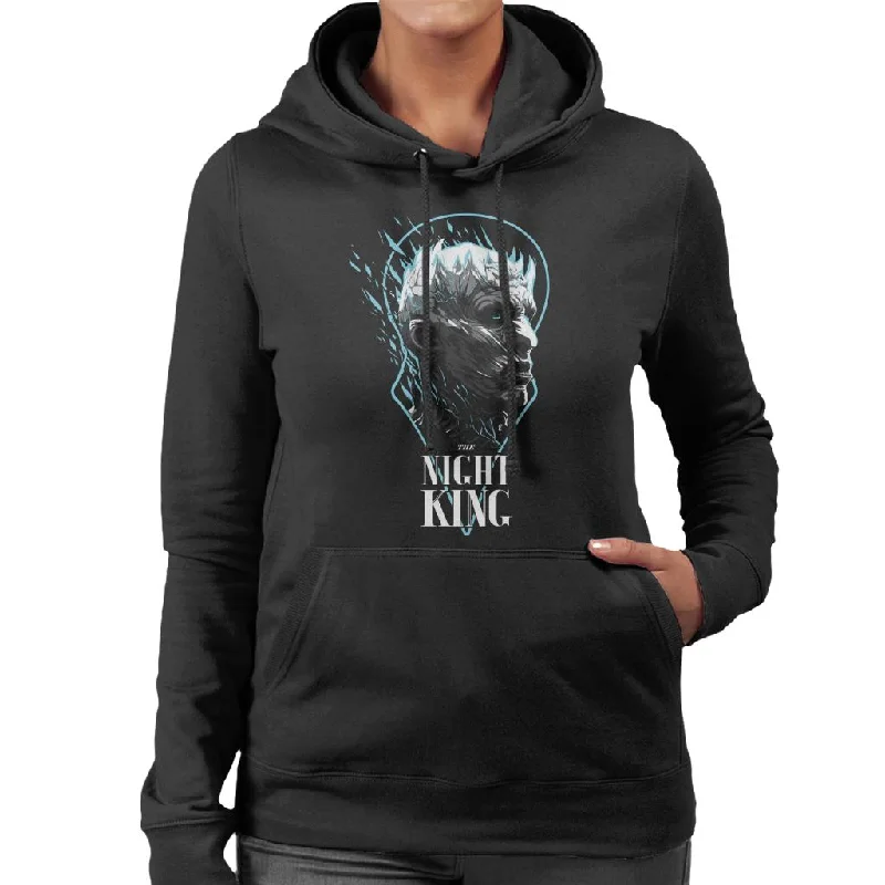 Game Of Thrones The Night King White Walker Sigil Women's Hooded Sweatshirt