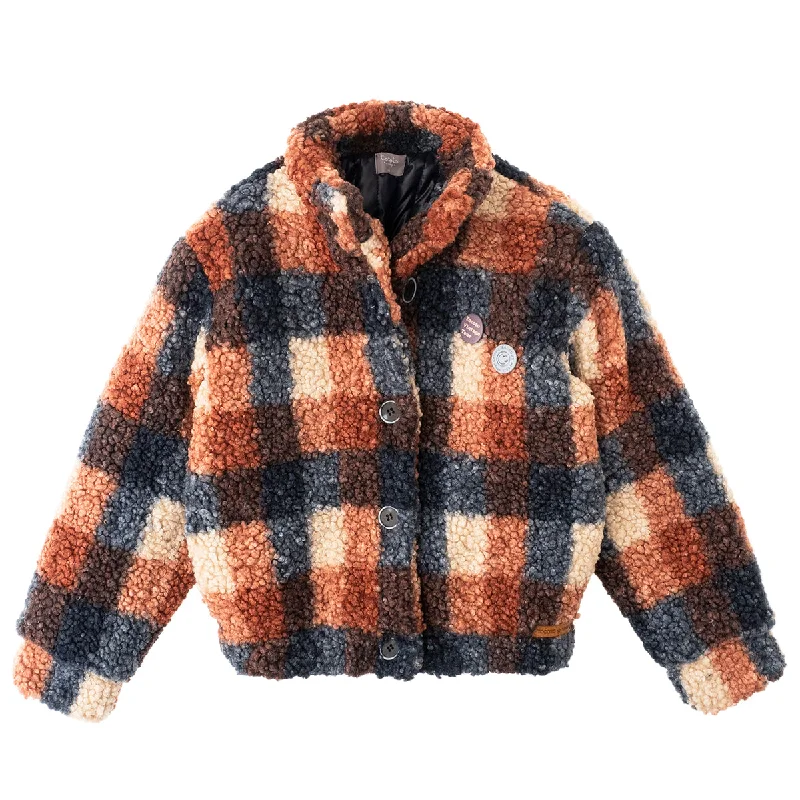 Tocoto Vintage Checked Knitted Jacket