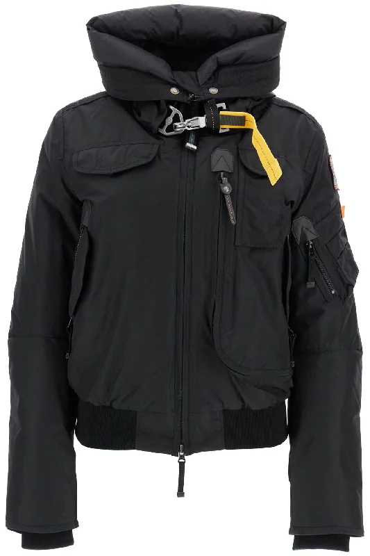 Gobi Bomber Jacket In Oxford Nylon  - Black