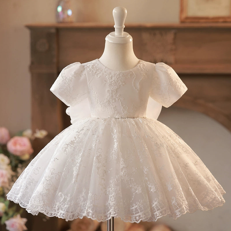 Cute Baby Girl Baptism Dress Flower Girl Dress Girls  Christening Dress