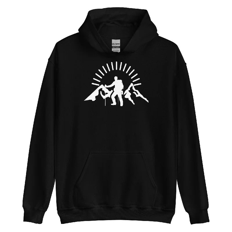 Berge - Wandern - Unisex Hoodie