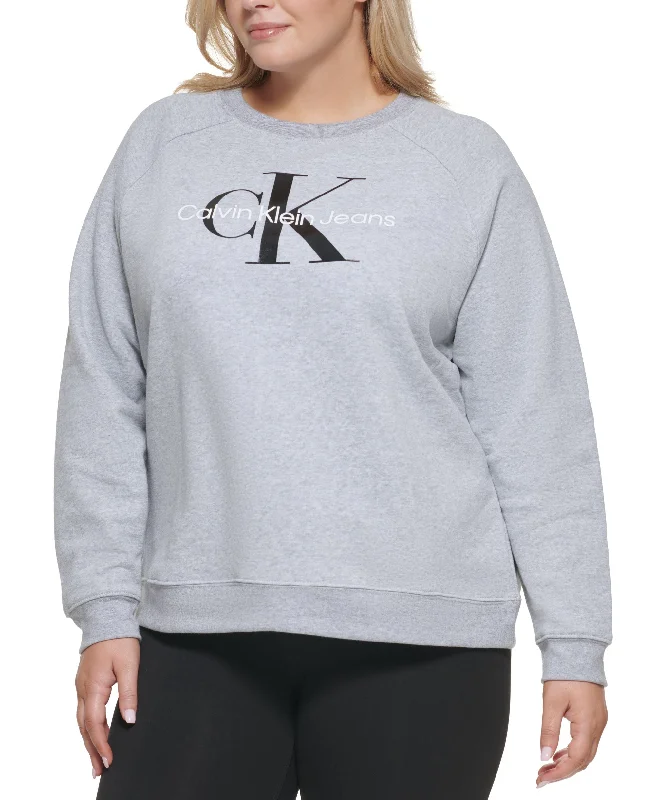 Calvin Klein Jeans Trendy Plus Size Size Graphic Sweatshirt