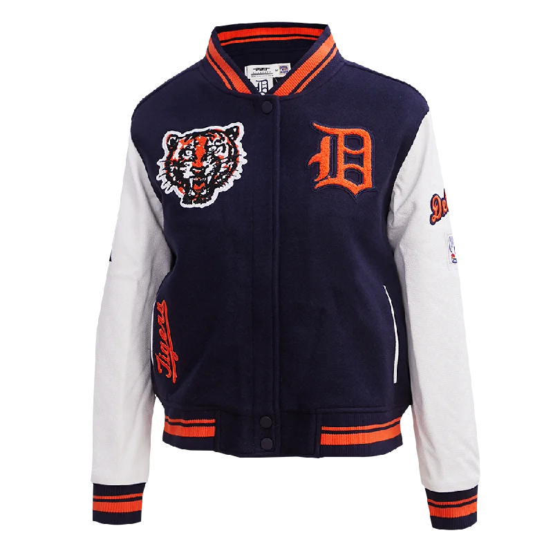 CHAMARRA UNIVERSITARIA MLB DETROIT TIGERS RETRO CLASSICS PARA MUJER