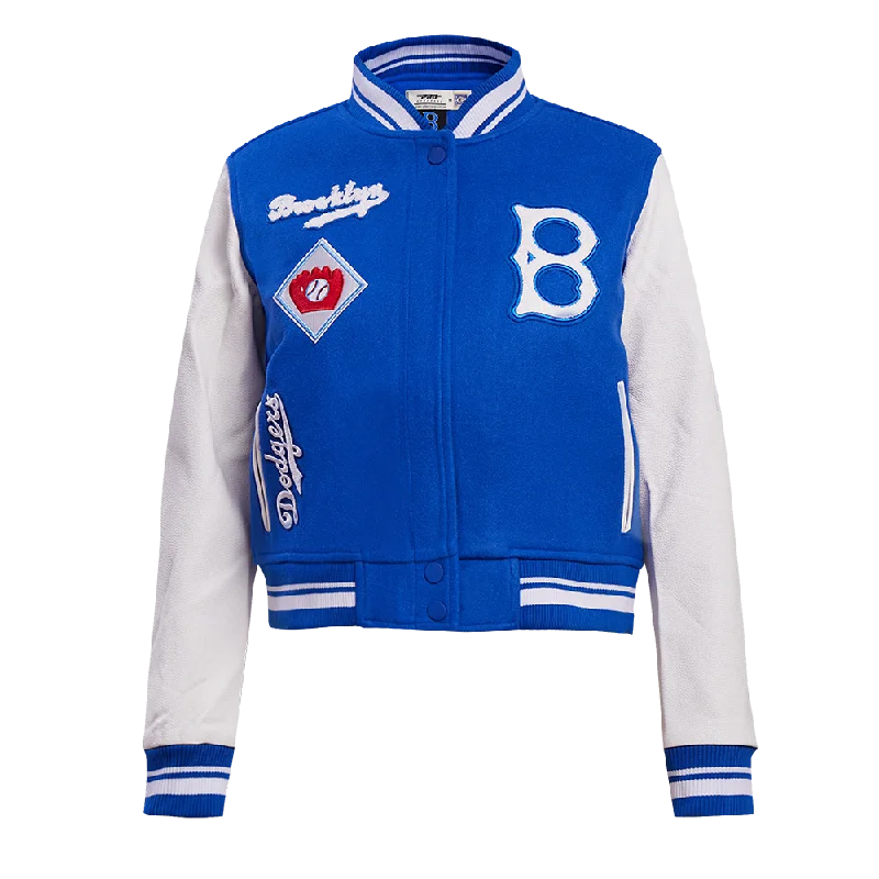 CHAMARRA UNIVERSITARIA MLB BROOKLYN DODGERS RETRO CLASSICS PARA MUJER