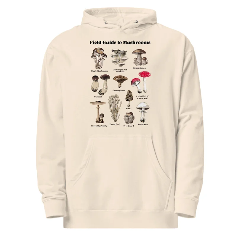 Field Guide to Mushrooms Midweight Pullover Hoodie