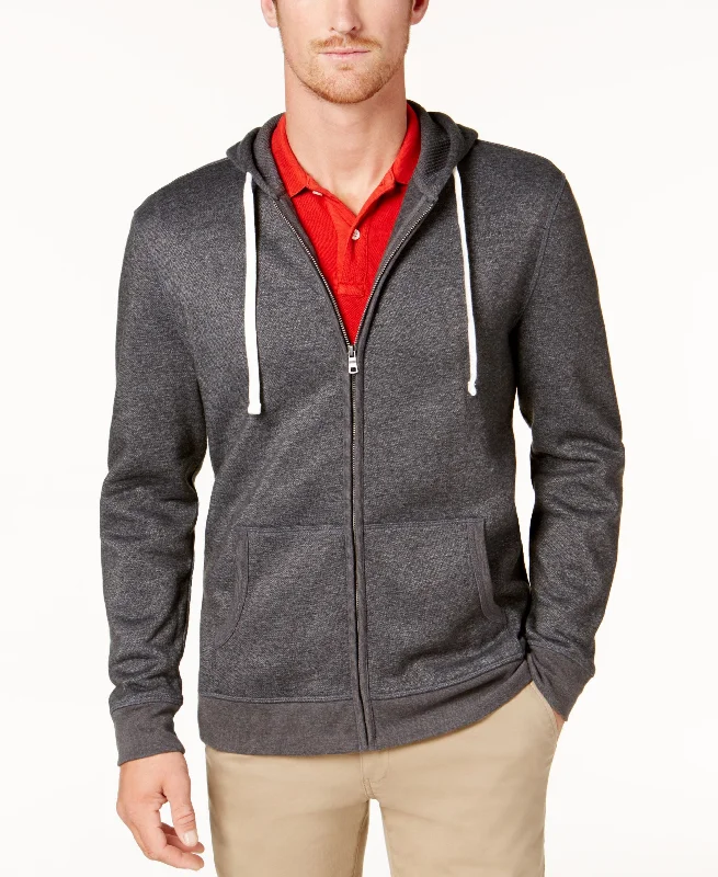 Club Room Mens Full Zip Fleece Hoodie