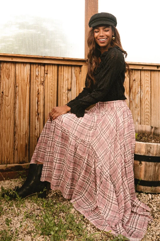 Monroe Skirt in Plaid - FINAL SALE