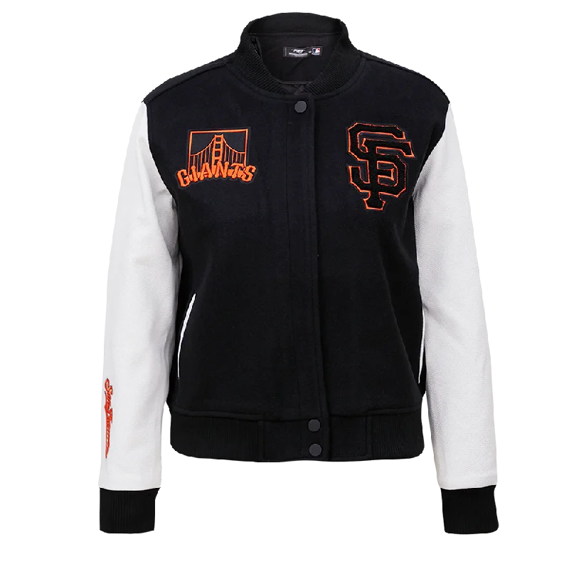 CHAMARRA UNIVERSITARIA MLB SAN FRANCISCO GIANTS CLASSIC ESSENTIALS PARA MUJER