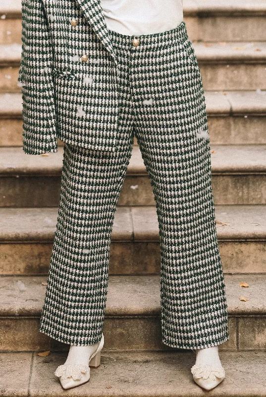 Park Ave Pants in Green - FINAL SALE