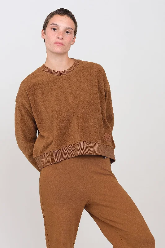 Women's Fleece Crew Neck Peanut