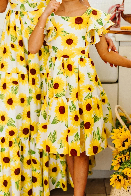 Mini Trixie Dress in Sunflower - FINAL SALE