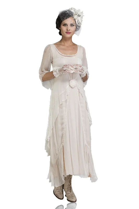 Great Gatsby Party Dress in Ivory by Nataya