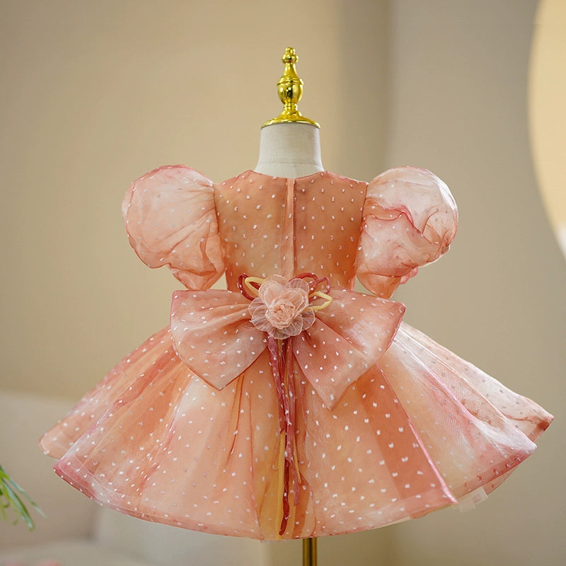 Baby Cute Girl Puffy Fairy Tale Style Dress Toddler Birthday Party Princess Dress