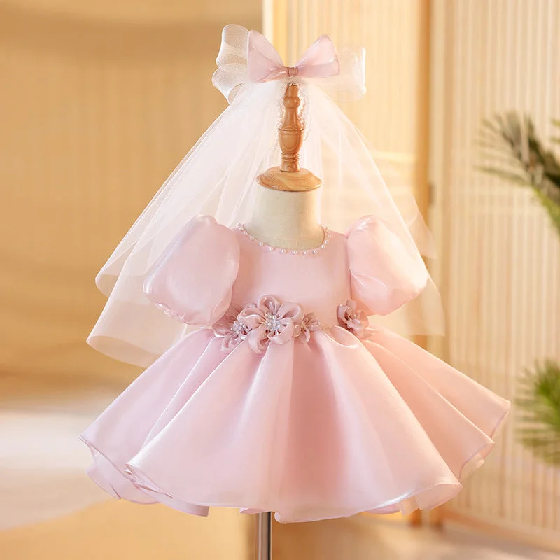 Cute Toddler Birthday Party Dress Puffy Girls Princess Dress