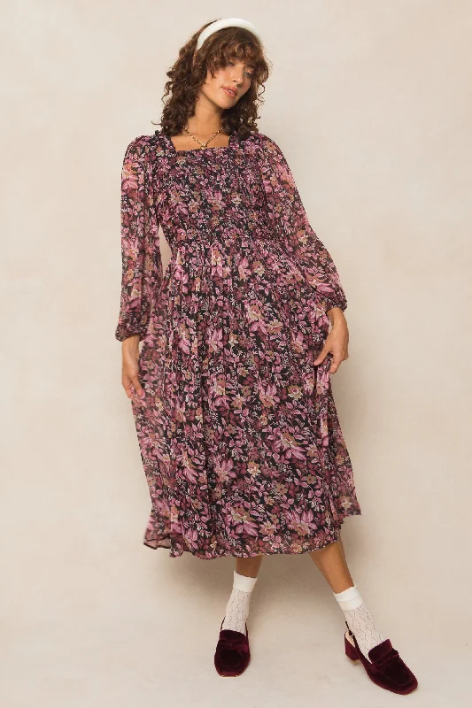 Sasha Dress in Faded Floral - FINAL SALE