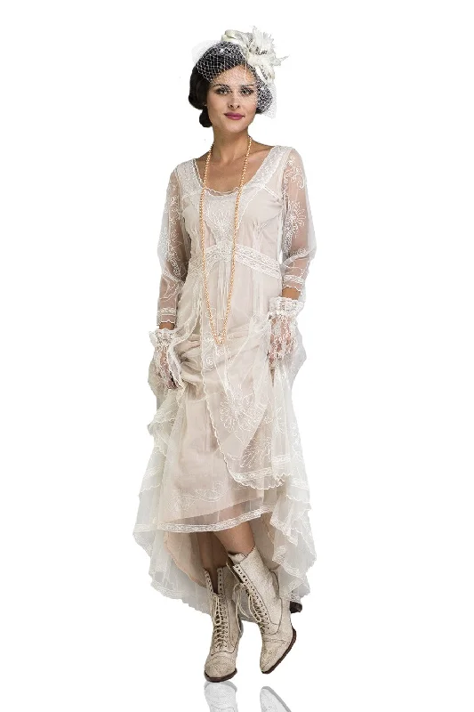 Downton Abbey Tea Party Gown in Ivory by Nataya