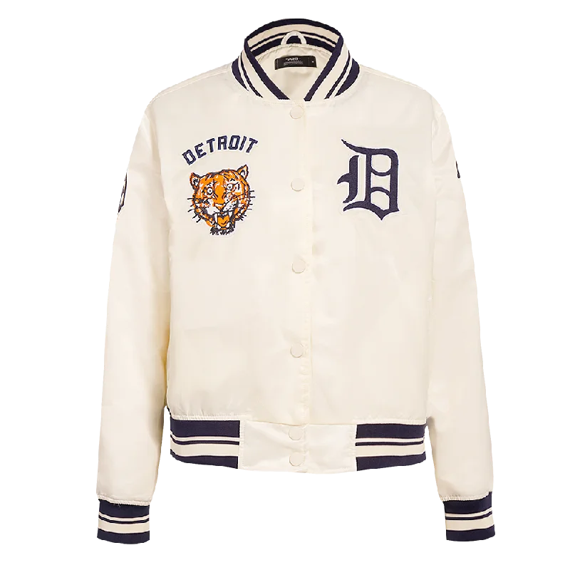 CHAMARRA DE SATÉN MLB DETROIT TIGERS RETRO CLASSICS PARA MUJER