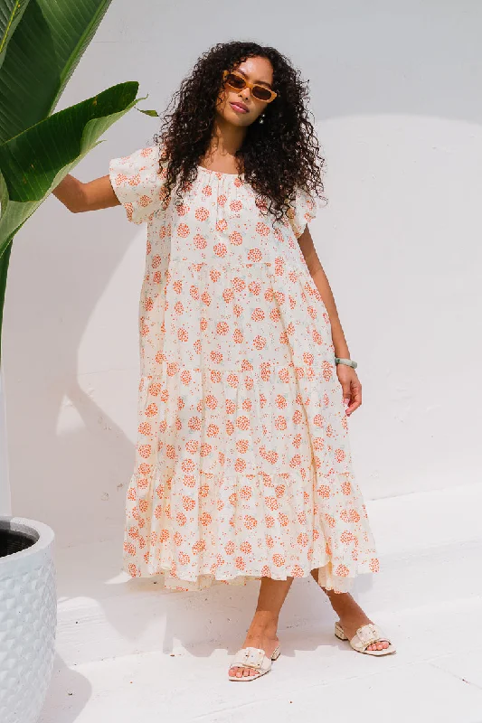 Harvey Dress in Cream Floral - FINAL SALE