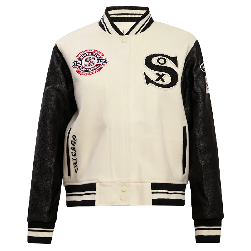 CHAMARRA UNIVERSITARIA MLB CHICAGO WHITE SOX RETRO CLASSICS PARA MUJER