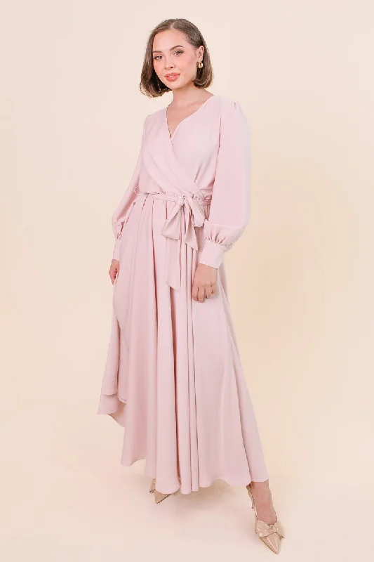 Andie Dress in Powder Pink - FINAL SALE