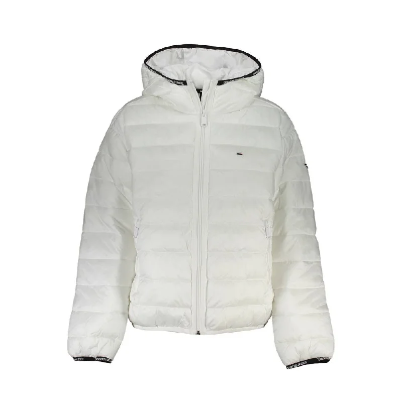 Tommy Hilfiger White Polyester Women Jacket