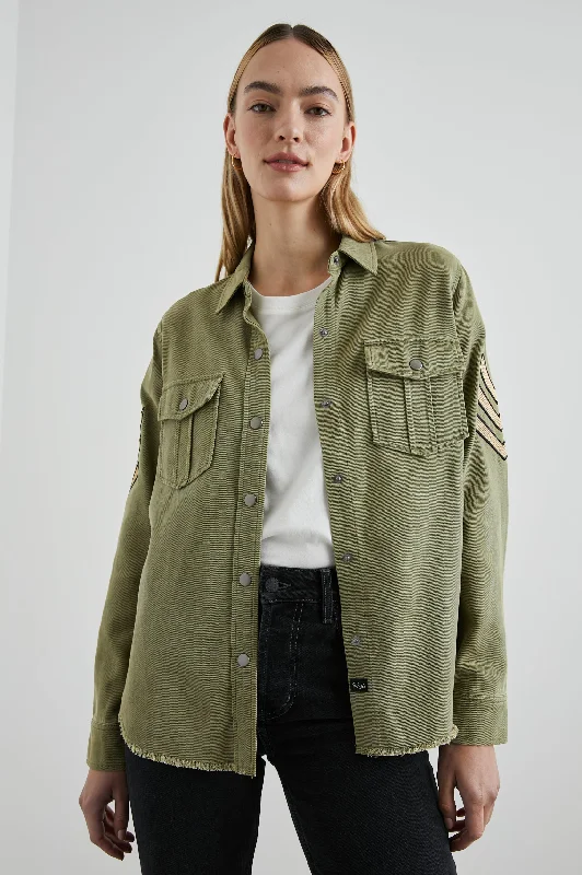 LOREN SHIRT JACKET - CANTEEN