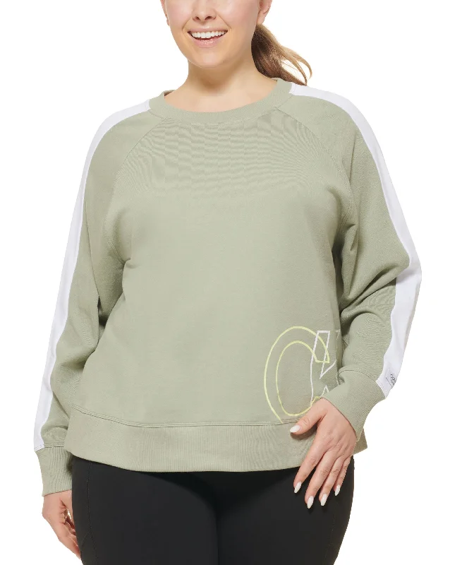 Calvin Klein Performance Plus Size Logo Sweatshirt