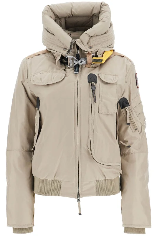 Gobi Bomber Jacket In Oxford Nylon  - Beige