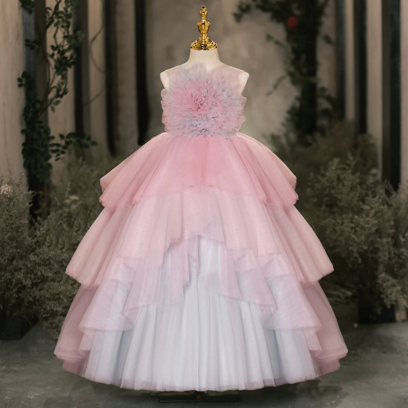 Cute Baby Girl New Year Balll Gown Toddler Birthday Christmas Princess Dress