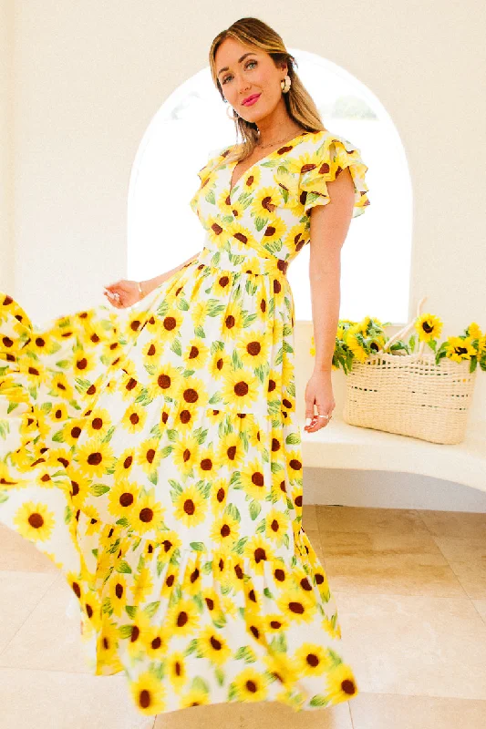 Trixie Dress in Sunflower - FINAL SALE