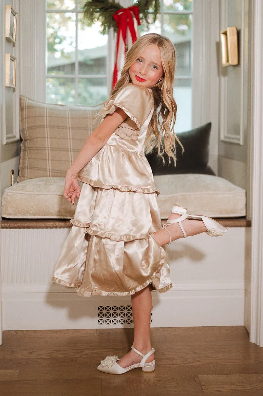 Mini Arabelle Dress In Champagne - FINAL SALE