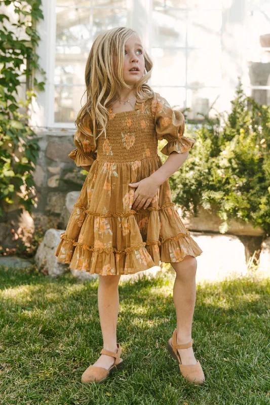 Mini Madeline Dress in Celeste Floral - FINAL SALE