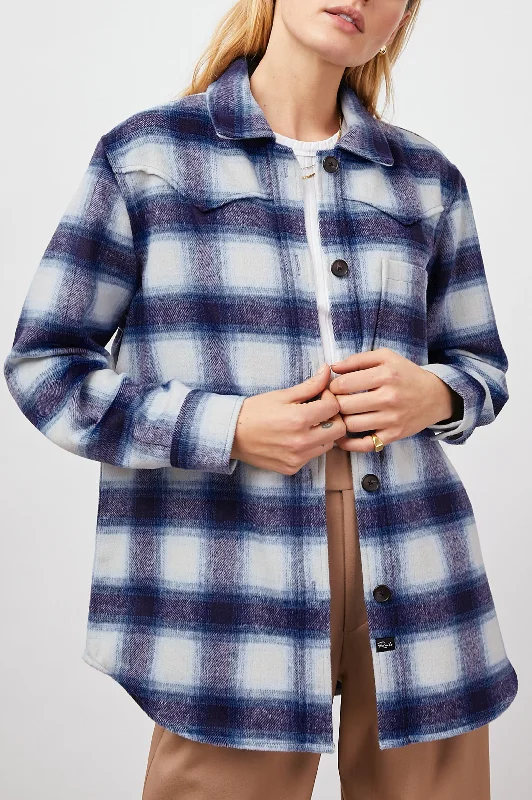 TRIPP SHIRT JACKET - AZURE SAPPHIRE